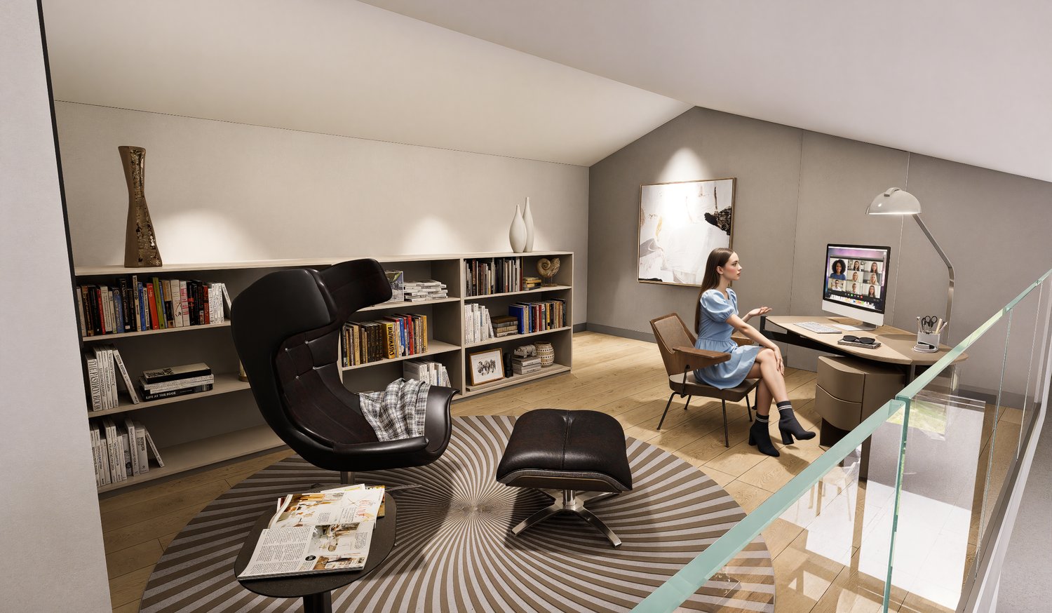 MERAVIGLIOSO DUPLEX DI 4.5 LOCALI CON GIARDINO PRIVATO A BOSCO LUGANESE PPP5 - Bild 9