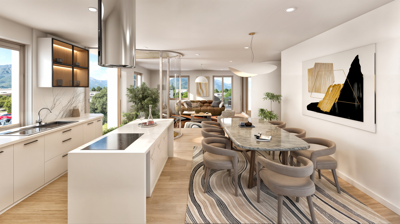 VOTRE APPARTEMENT AVEC VUE SUR LE CHATEAU DE LA BATIAZ - Bild 8