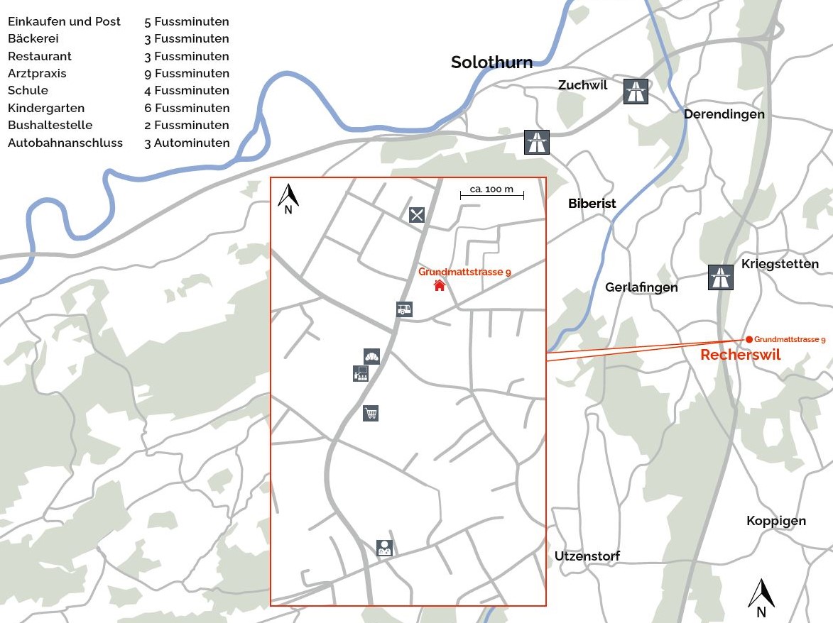 Bijou am Dorfbach: 6.5-Zimmer Einfamilienhaus zentral in Recherswil - Bild 6