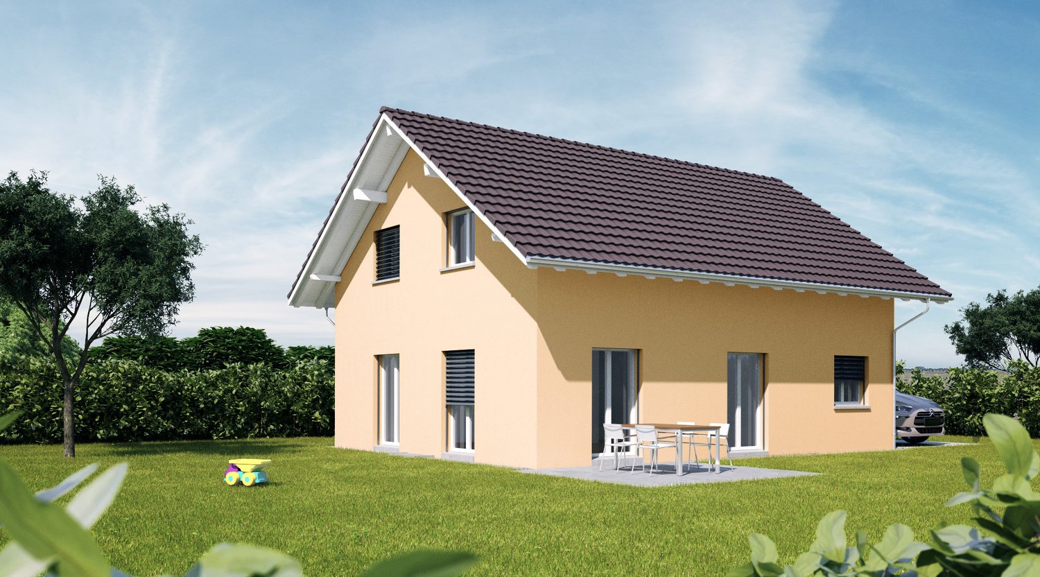 zwei freistehende EFH | Individuell anpassbar | ruhige Lage Fernsicht - Bild 4