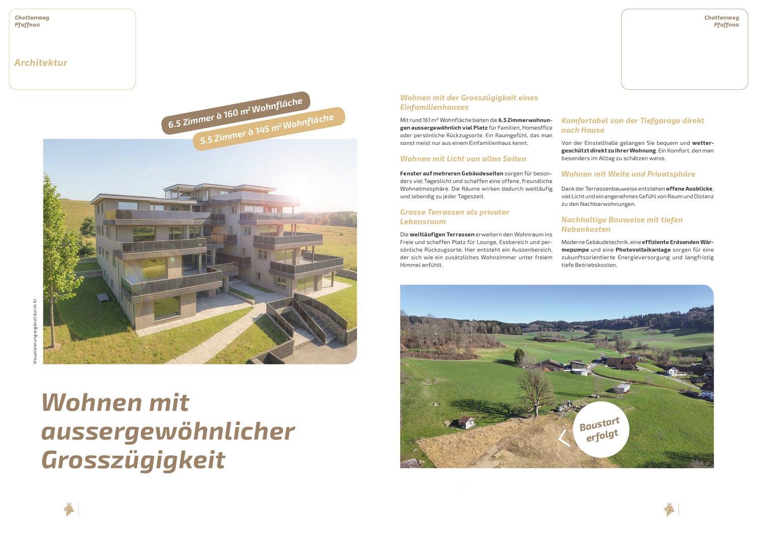 Moderne Gartenwohnung mit viel Raum, Terrasse, Naturblick und tiefen Nebenkosten -  Bild 4