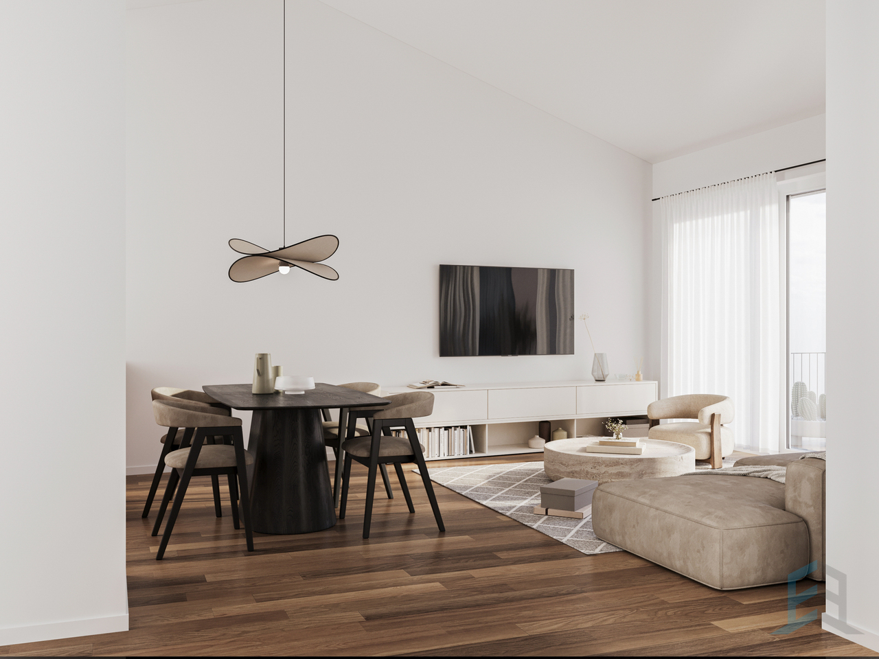 Superbe appartement 4 ½ pièces dans un projet de 7 unités à Villa - Résidence St-Charles - Salle à manger / St-Charles Residence - Esszimmer / Résidence St-Charles - Dining room