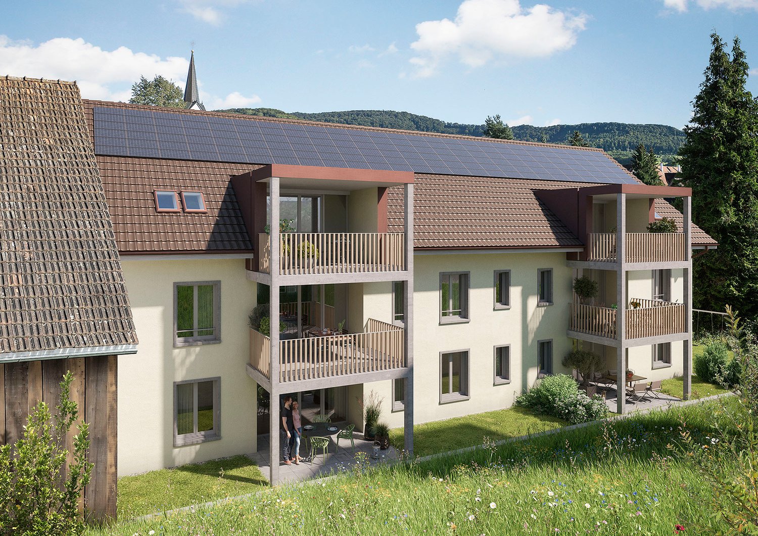 «Landstrasse 43» - Ihre Wohnresidenz in Ehrendingen - Aussenvisualisierung