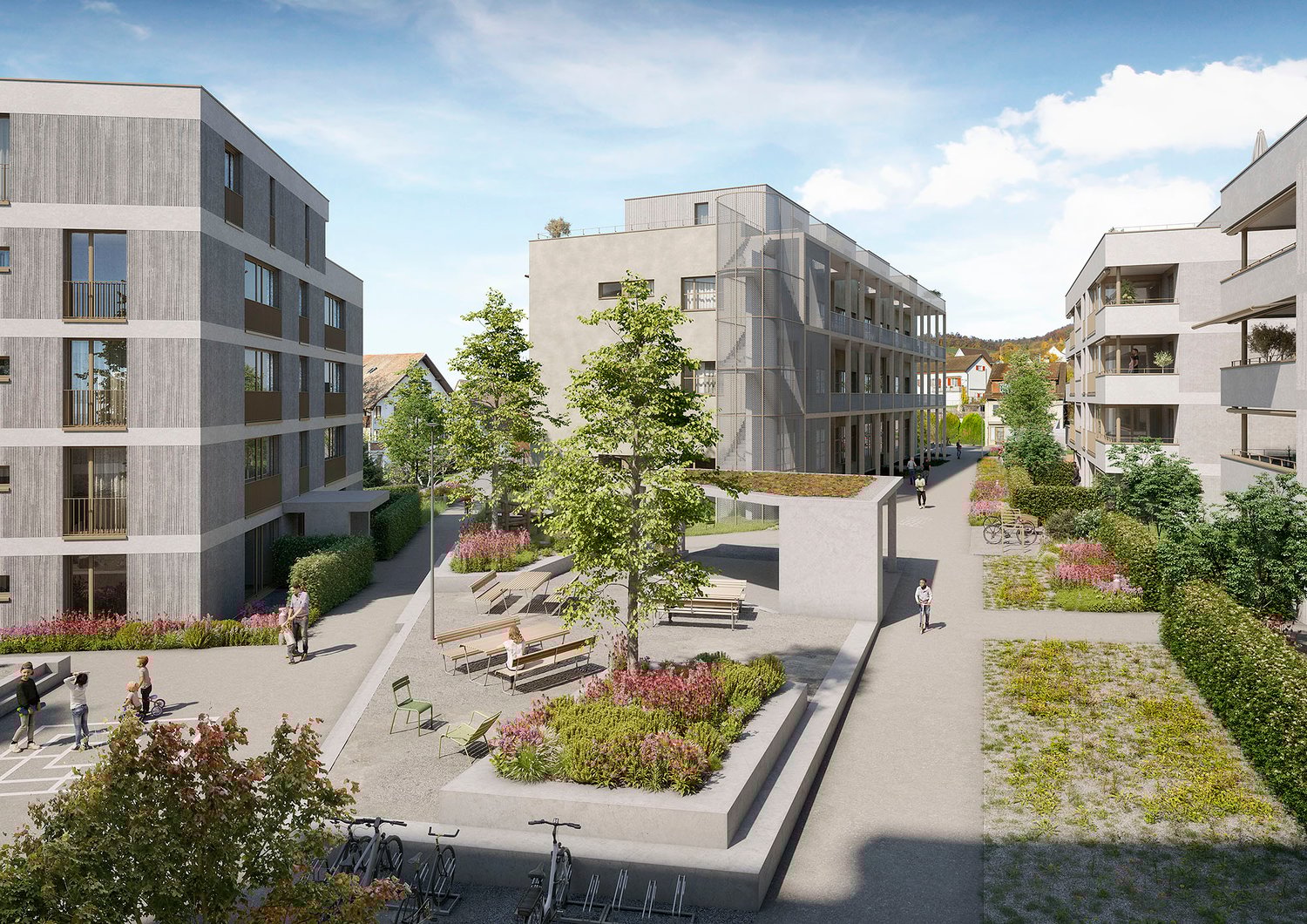 Müligasse Döttingen - Wohnkomfort und Natur im Einklang - Aussenvisualisierung