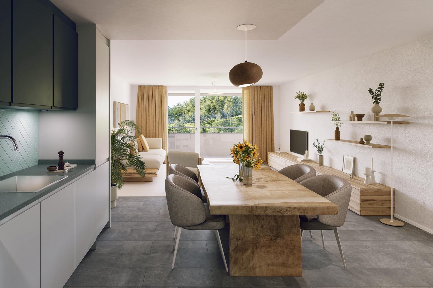 Superbe appartement de 3.5 pièces à Châtel?Saint?Denis - Bild 1