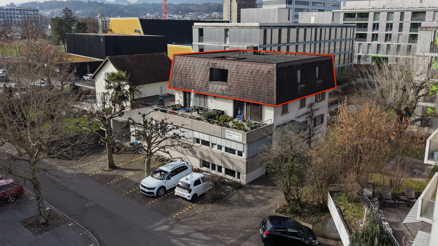 Charmante 4.5 Zimmer-Dachwohnung im Telli -  Bild 1