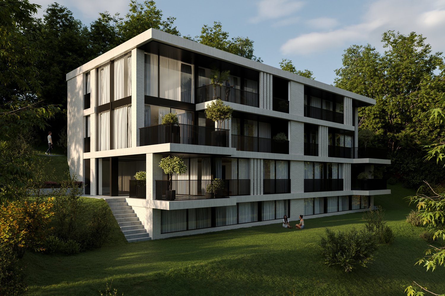 Gartenwohnung der besonderen Art - Hausansicht