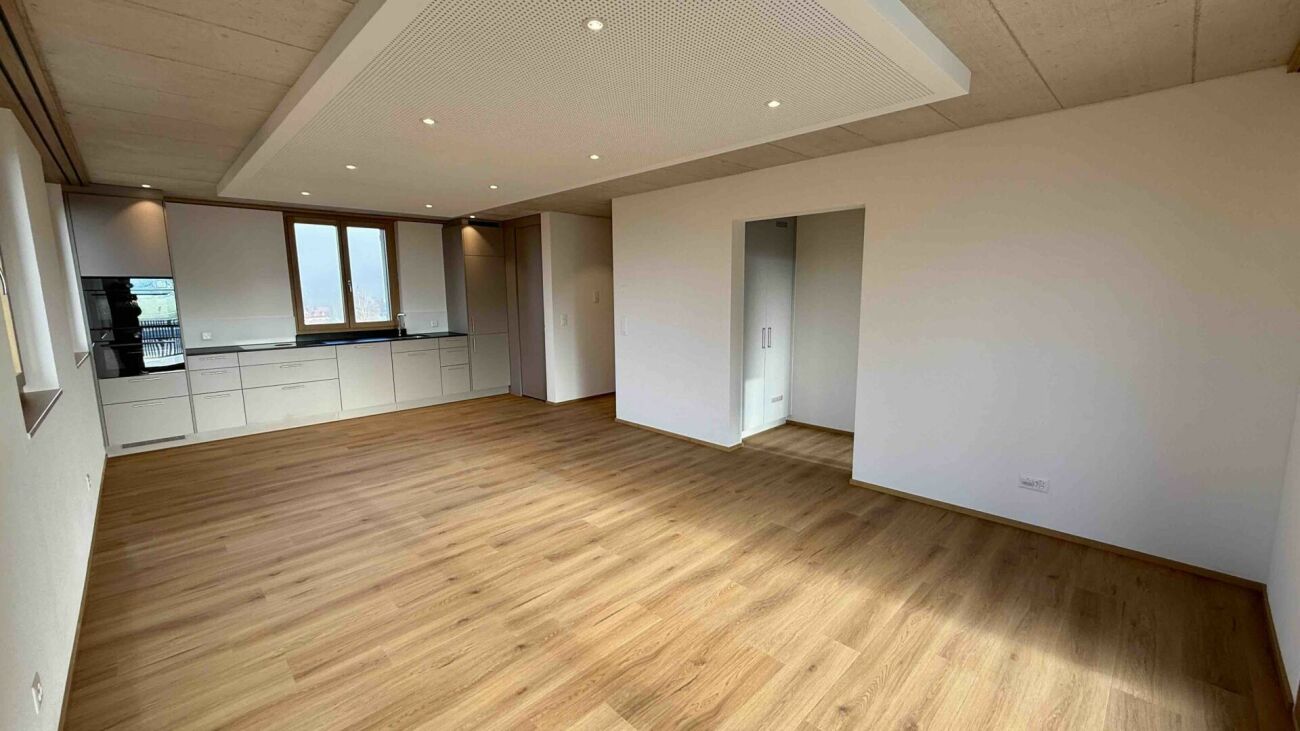 Neubau "Bahnhof" in Hauptwil - Wohn-Esszimmer