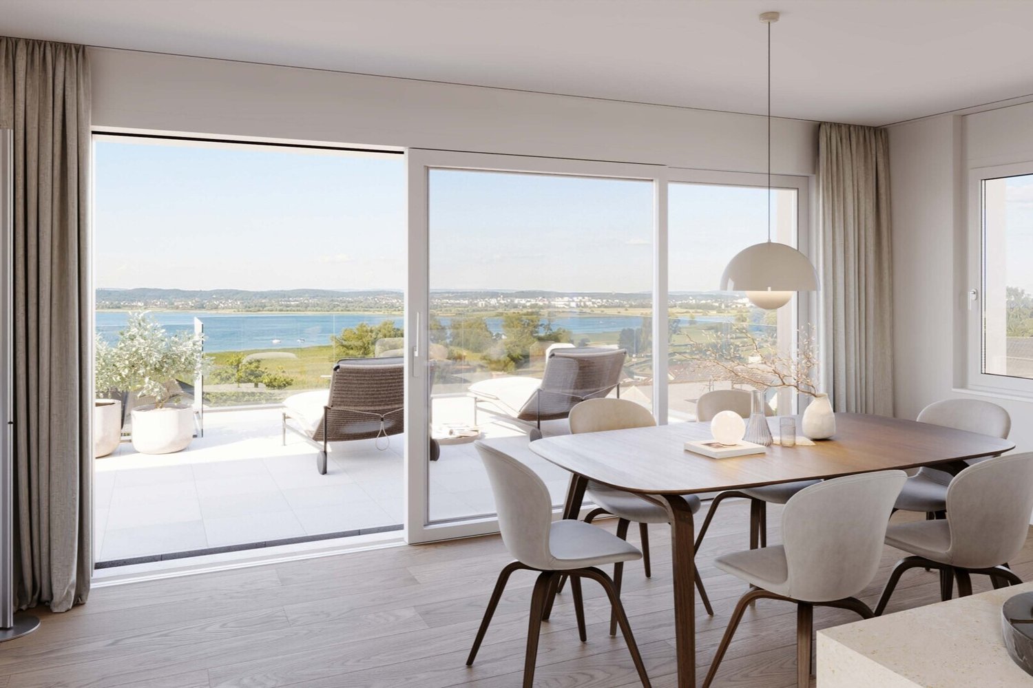 Exklusive Architekturhäuser in Triboltingen/Ermatingen - Essen-Ausblick