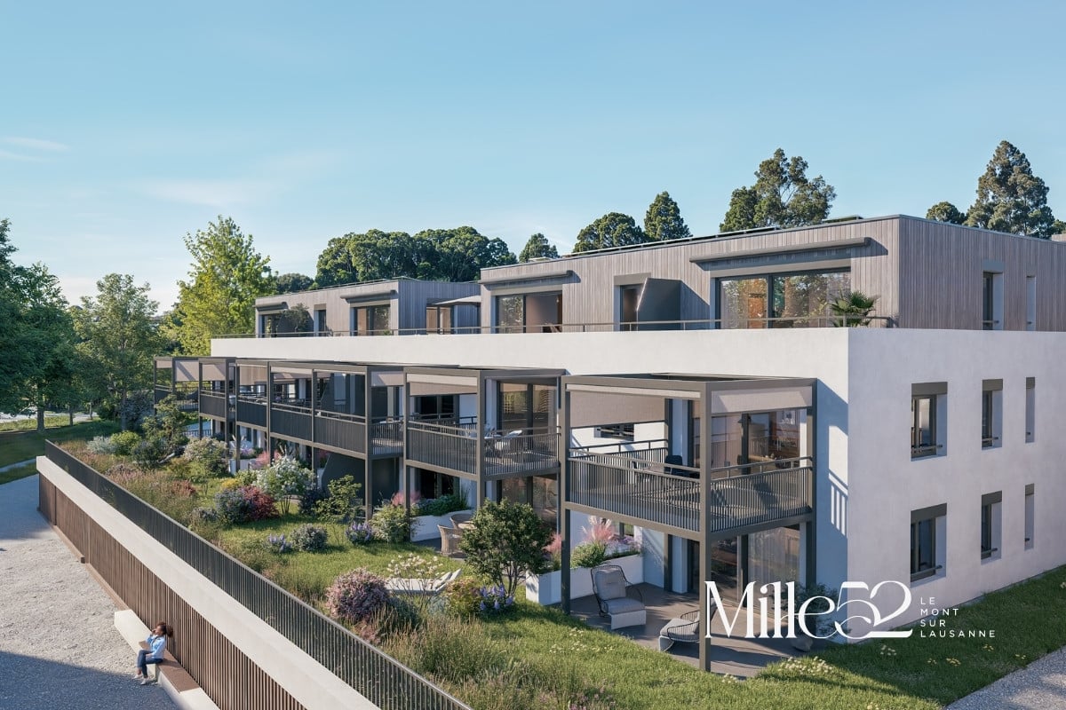 Mille52 - Lot C2-3 - Studio au rez-de-chaussée avec terrasse et jardin -  Bild 4