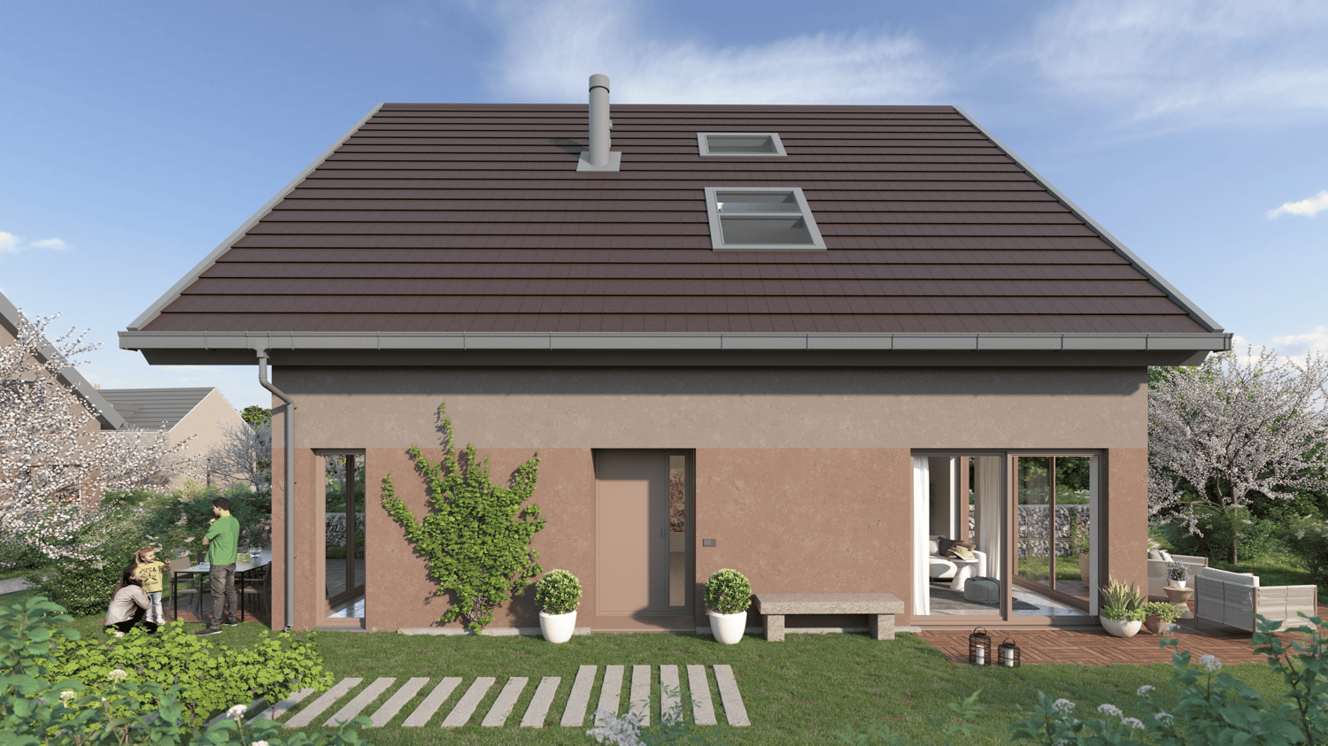 Villa mitoyenne neuve - 4.5 pièces avec jardin - Livraison fin 2027 - Bild 2