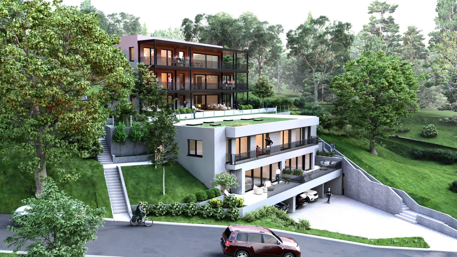 Villas et appartements de standing avec vue panoramique imprenable – Marly (dès CHF 1"300"000) -  Bild 9