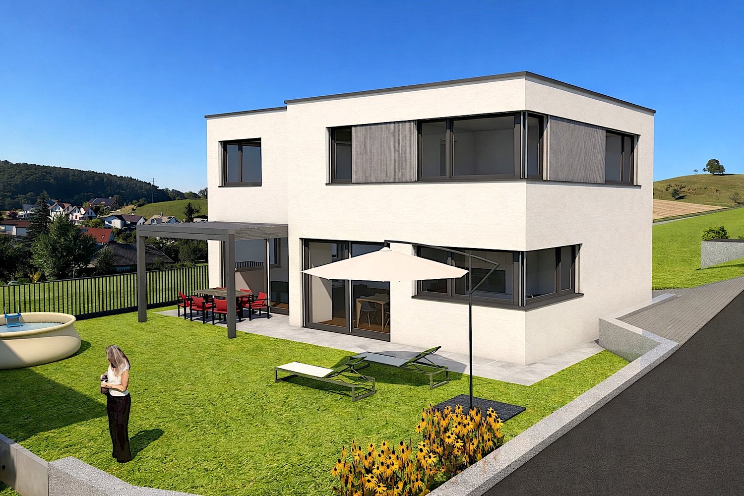 5.5 Zimmer Einfamilienhaus Niederdorf Haus 1 - Bild 3