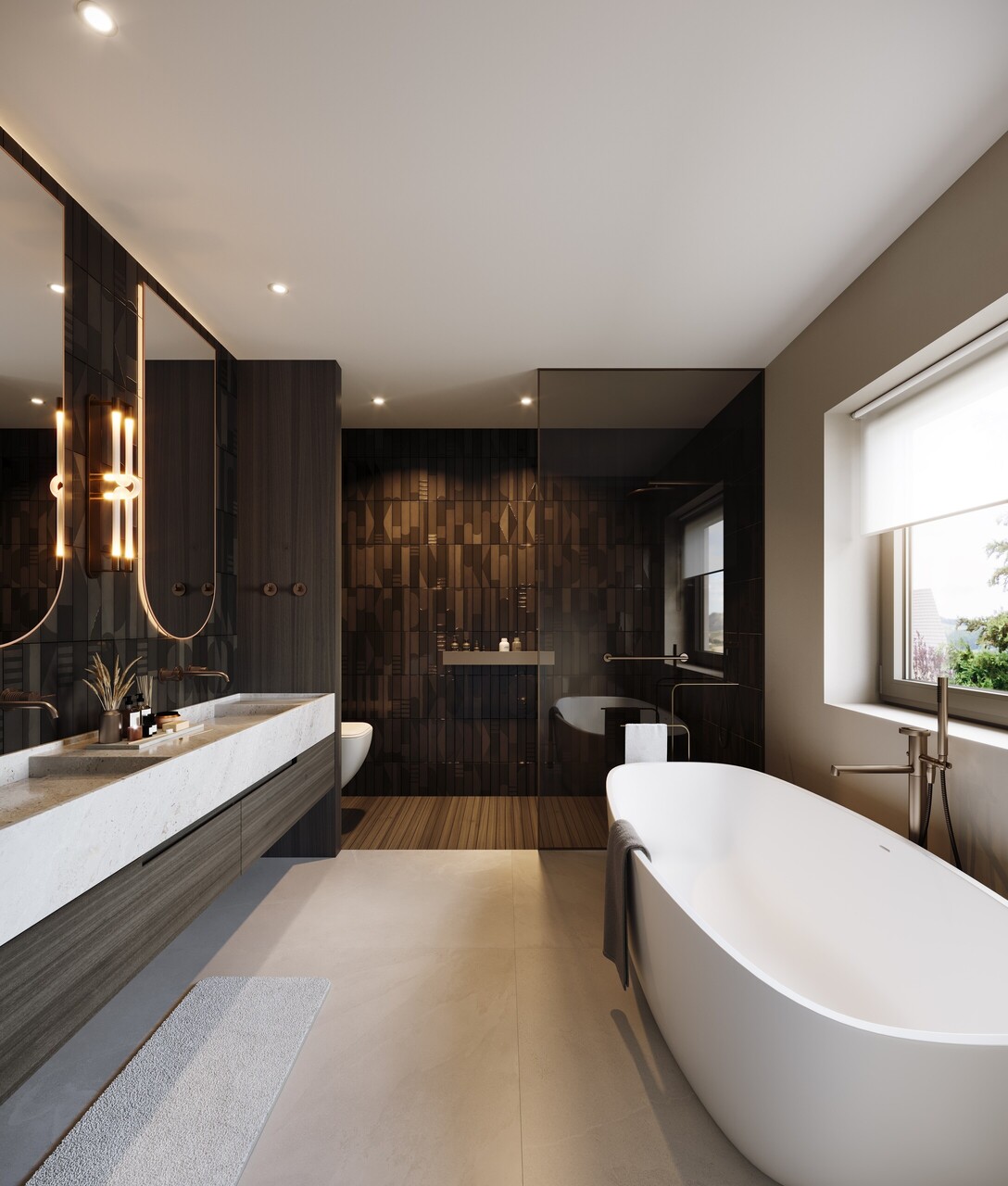 Neubauprojekt mit Weitblick in die Berge  5 ½ Zi-DEFHs (A) in Wohlen - Animation