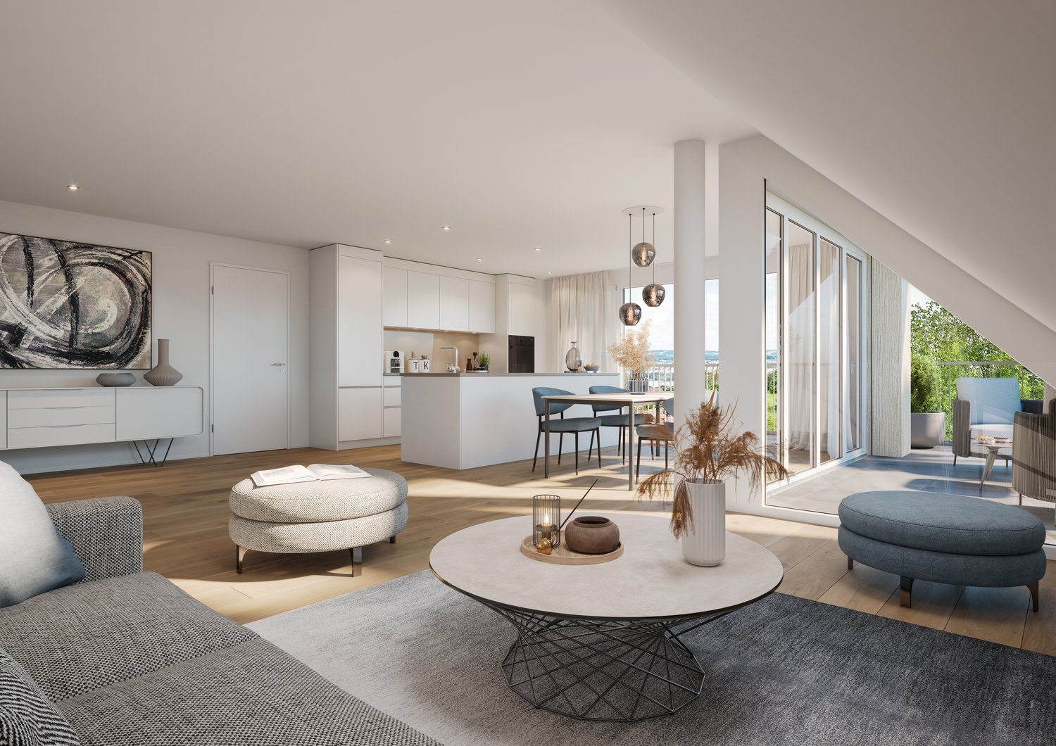 Neue Dachmaisonettewohnung an schöner Aussichtslage -  Bild 2