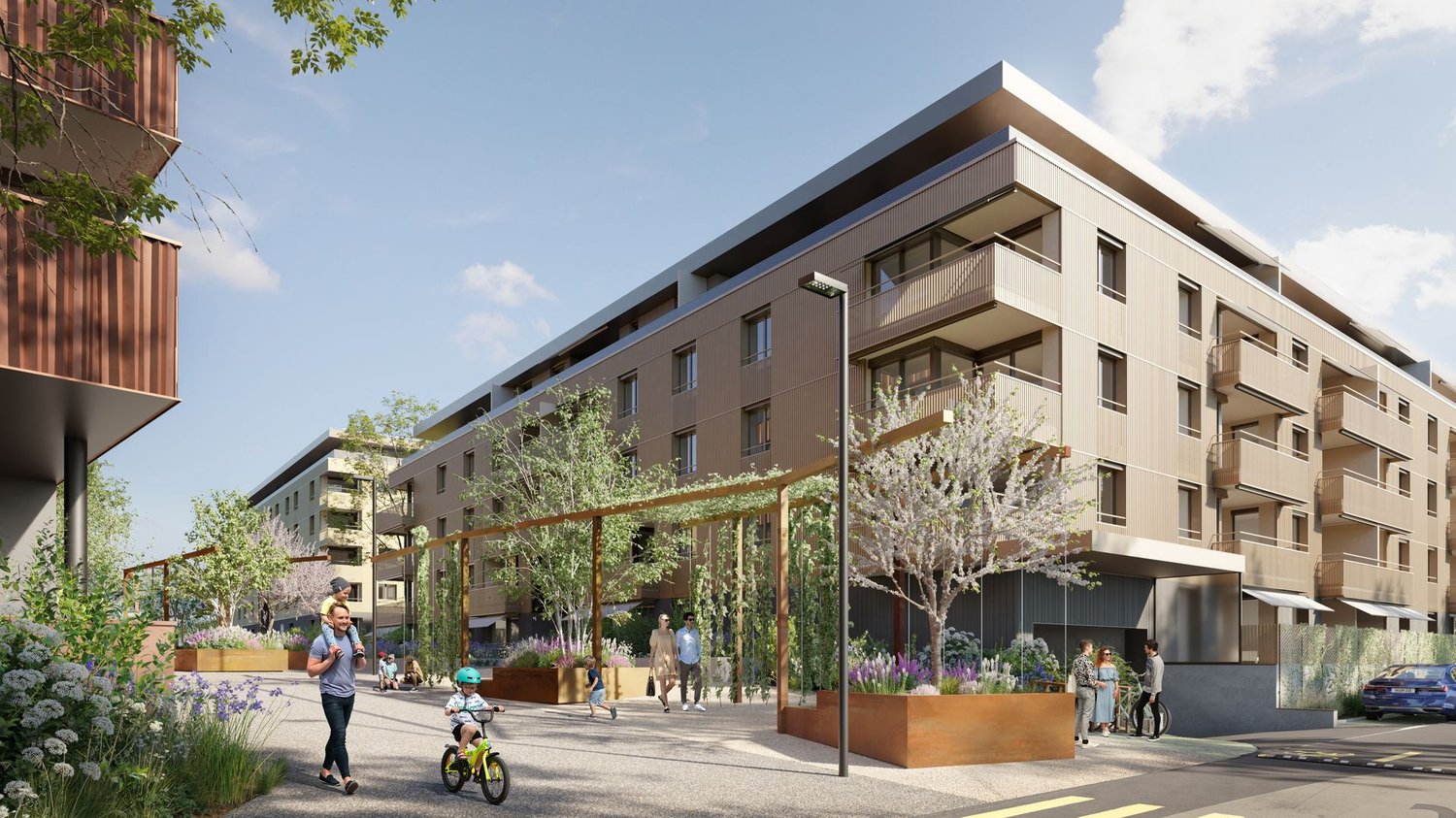 Attique contemporain de 4.5 pièces avec 2 grandes terrasses totalisant -  Bild 5