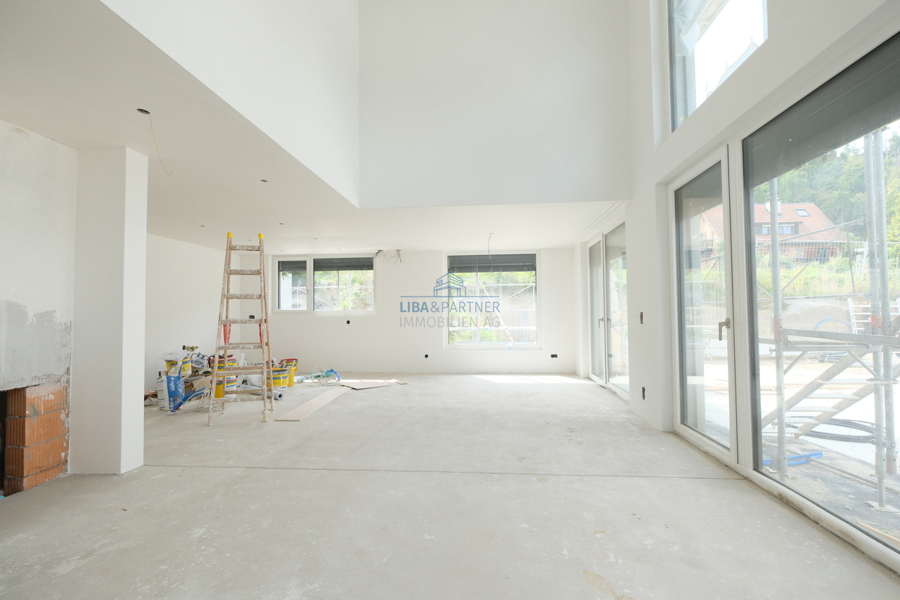 Zeitloser Neubau mit grosszügigem Raumkonzept - Essbereich und Küche