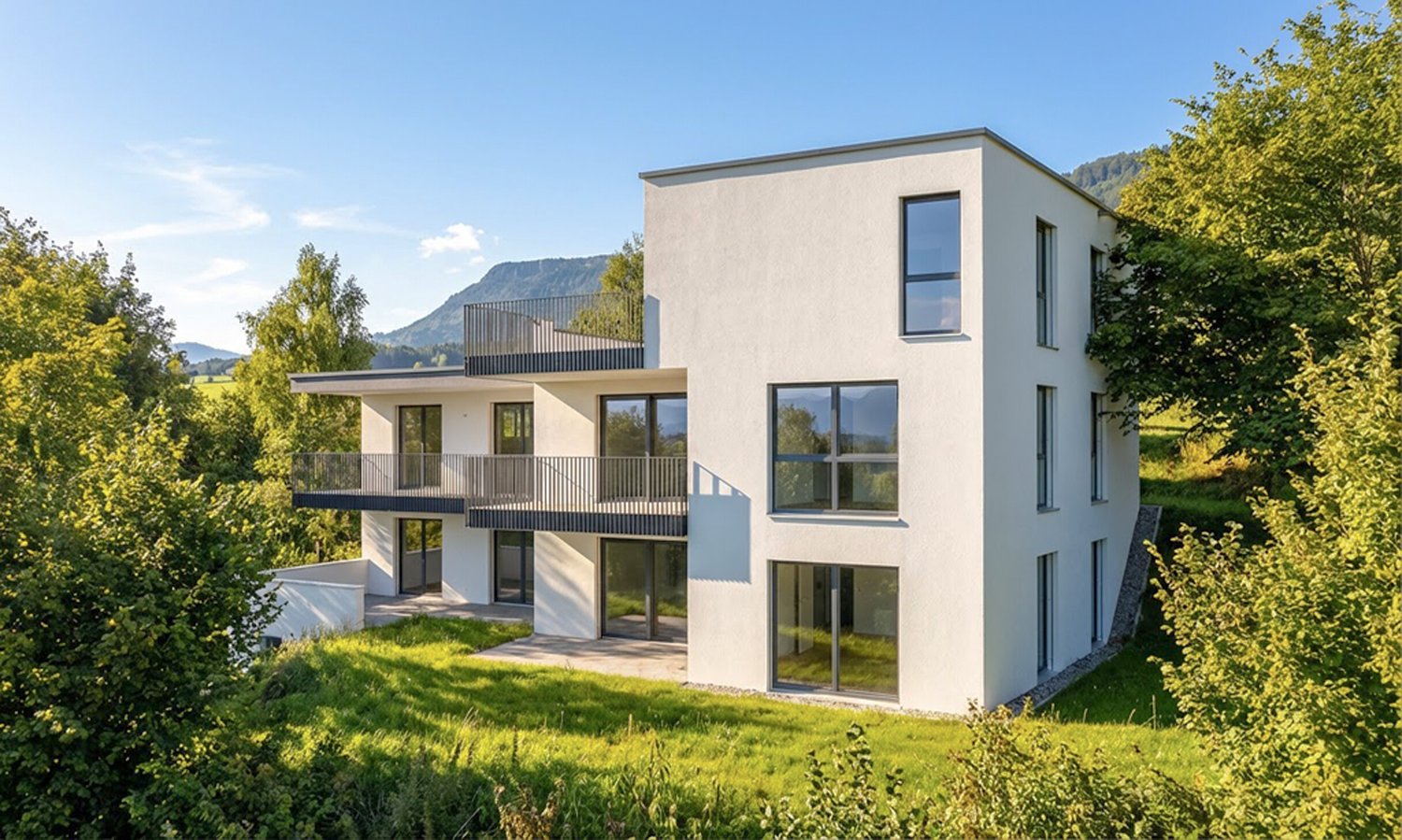 NUOVO ATTICO 3.5 CON AMPIA TERRAZZA NEL VERDE A LUMINO -  Bild 2