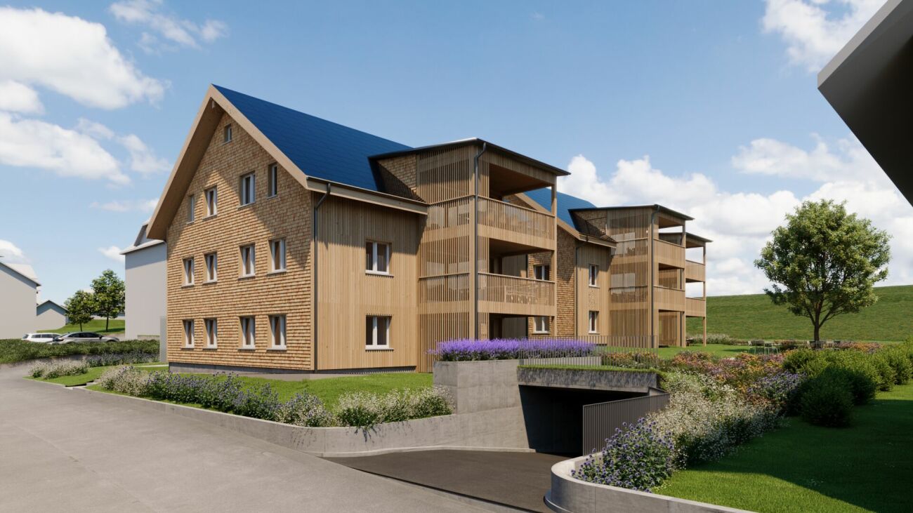 Wohnen am Haldenbach - Nachhaltiger Bau in Ganterschwil - Bild 2