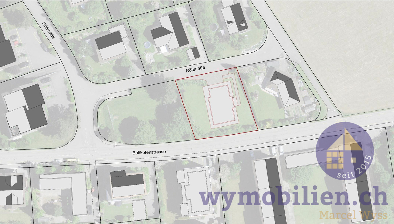 Neubau Kirchberg: 6 Zimmer-Maisonette mit 226m2 Nutzfläche - Situation Rötimatte