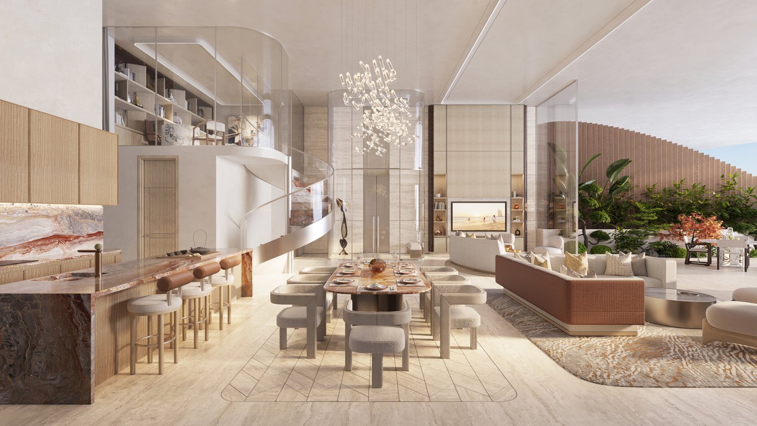 SKY VILLA 4.5 LOCALI | CASA AHS â€“ DUBAI WATER CANAL - Bild 1