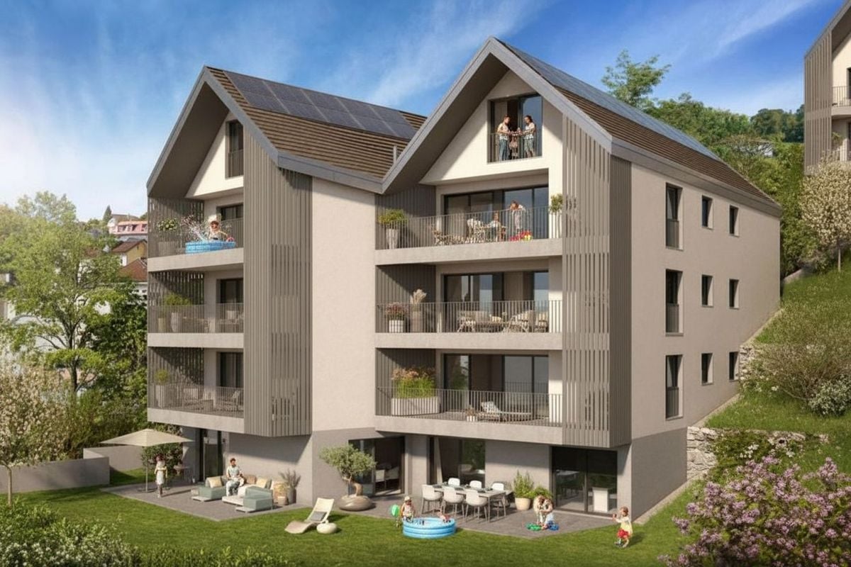 Prestigieux 5.5 pièces avec immense terrasse au rez - Vue panoramique sur le lac -  Bild 4