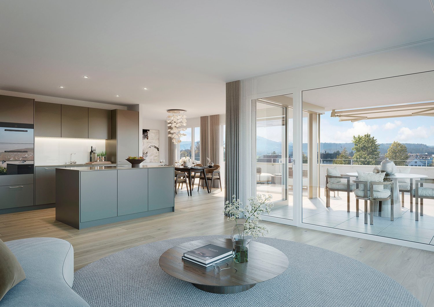 Müligasse Döttingen - Wohnkomfort und Natur im Einklang - Innenvisualisierung