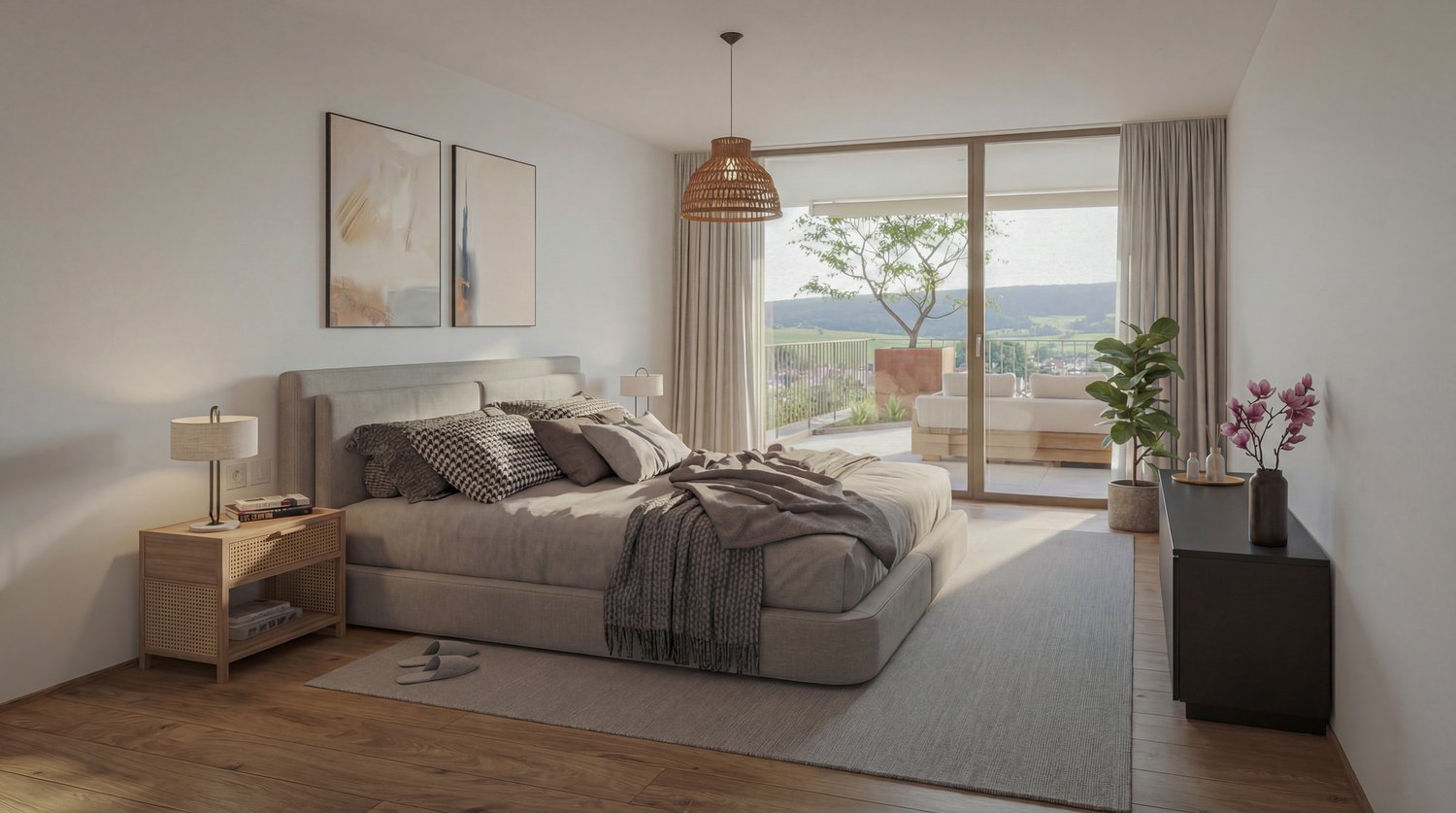 Neubauprojekt AURELIA Erlinsbach AG – 4.5 Zimmer Loggiawohnung A.01 - Bild 9