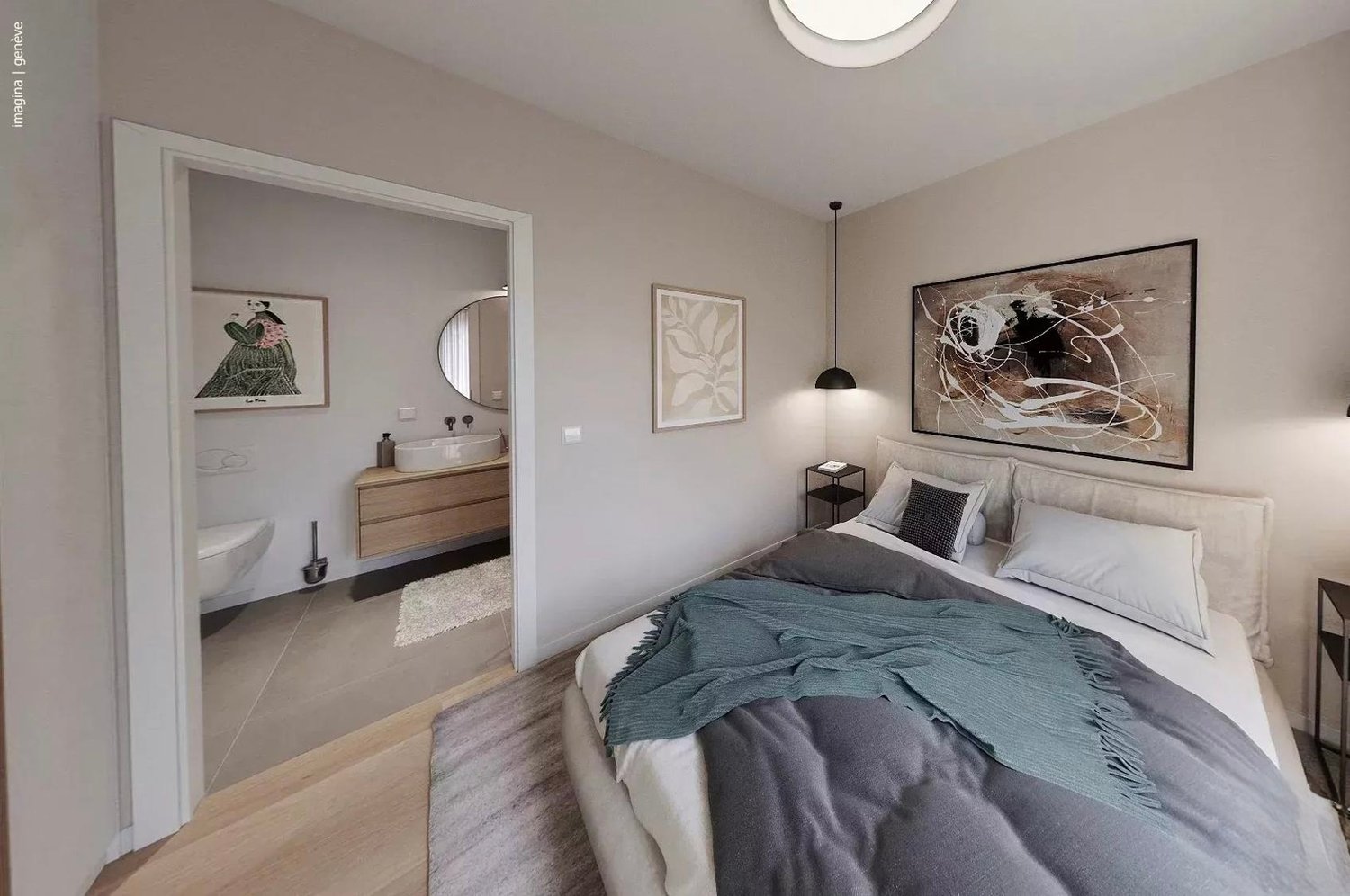 Appartement contemporain avec rooftop et jardin privé. - Bild 8