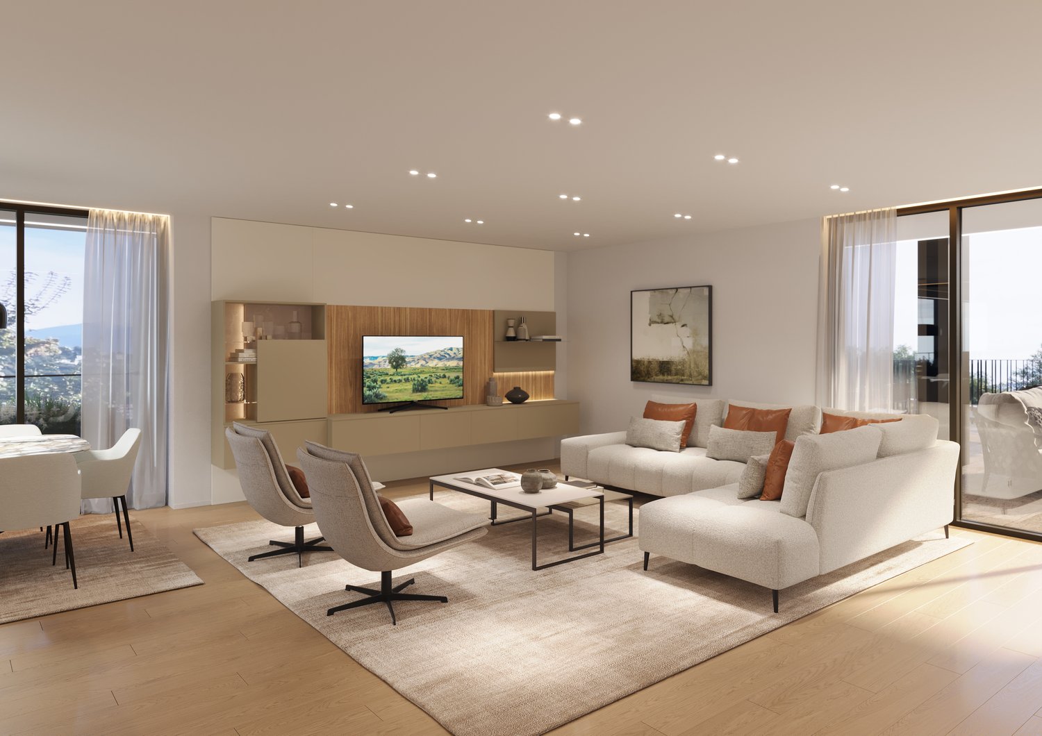 Attico 5.5 Locali – Penthouse Esclusivo con Terrazzo Panoramico | Residenza Oasis, Pregassona -  Bild 3