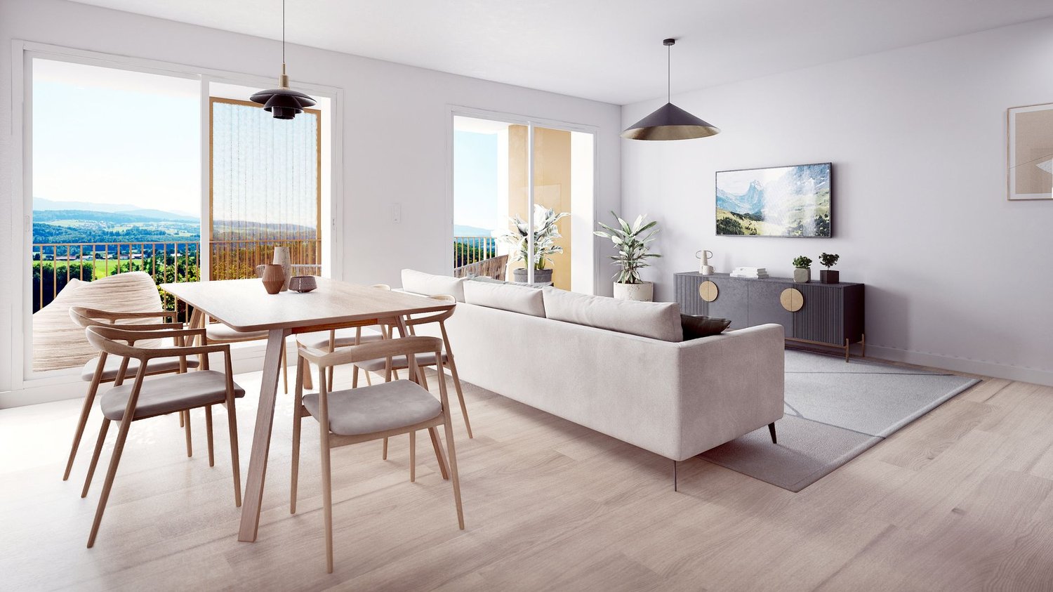 Appartement de 3.5 pièces au rez-de-chaussée - Lot 1 - Bild 2