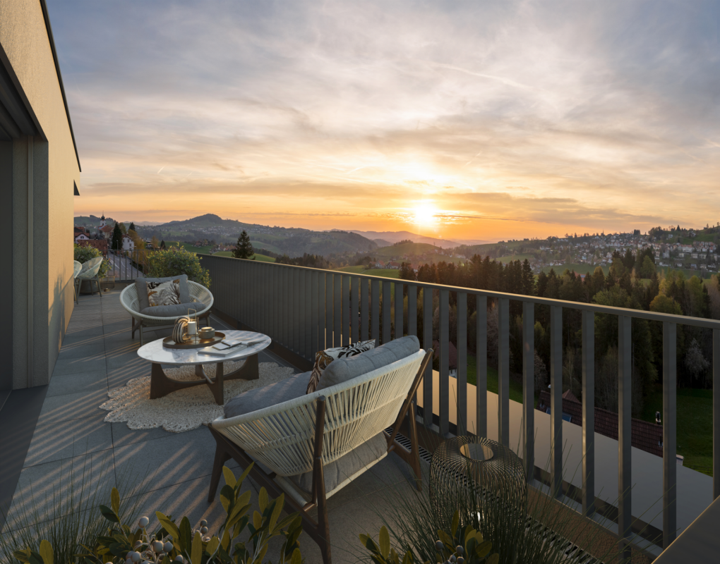 NEUBAU - Attikawohnung mit traumhafter Aussicht -  Bild 1