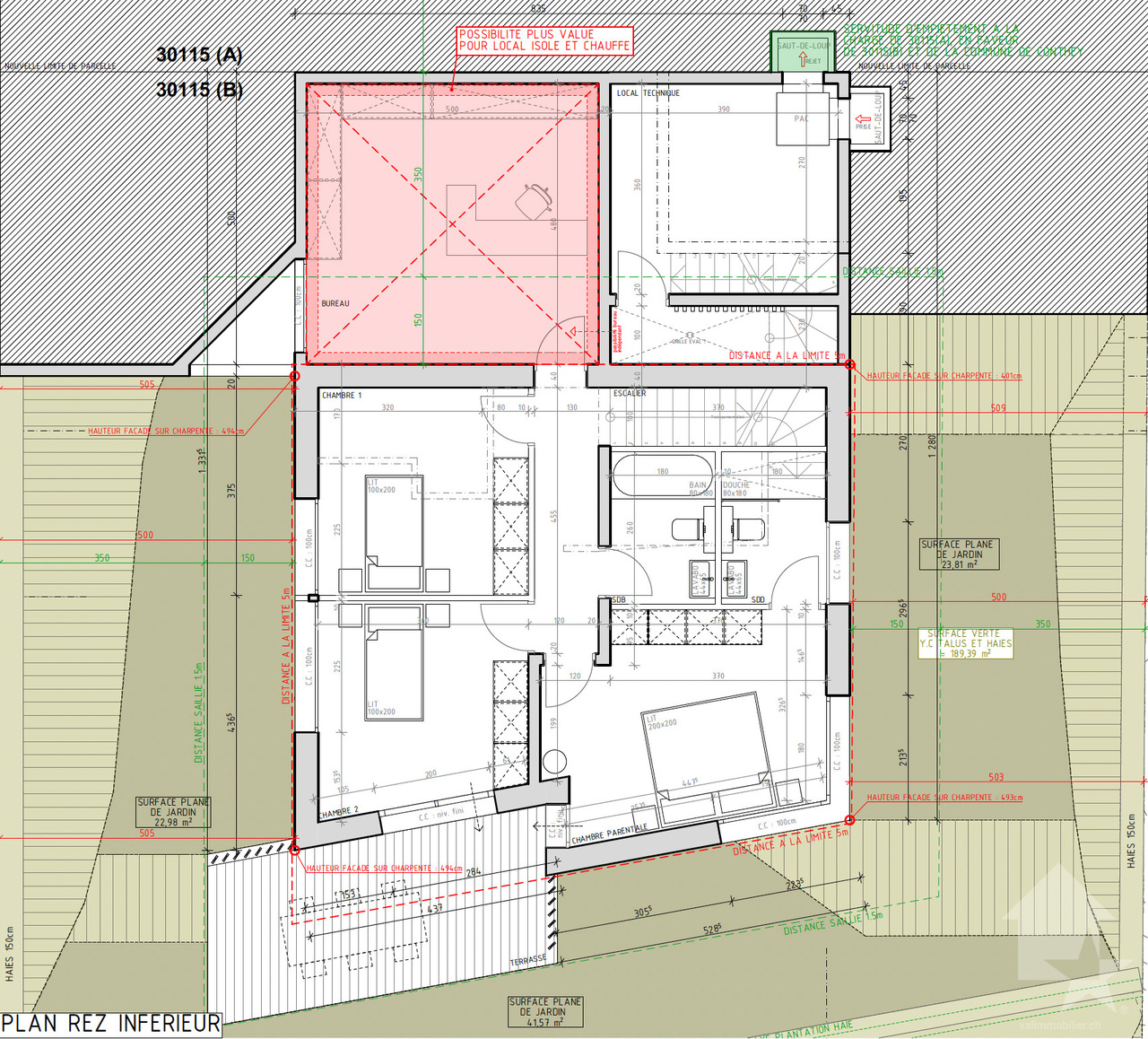 Villa d'architecte 4.5 pièces à construire sur les hauts de Conthey - Bild 9