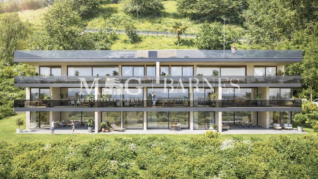 Lugano, Pregassona: Nuovo appartamento 4.5 locali con giardino e vista - Bild 1
