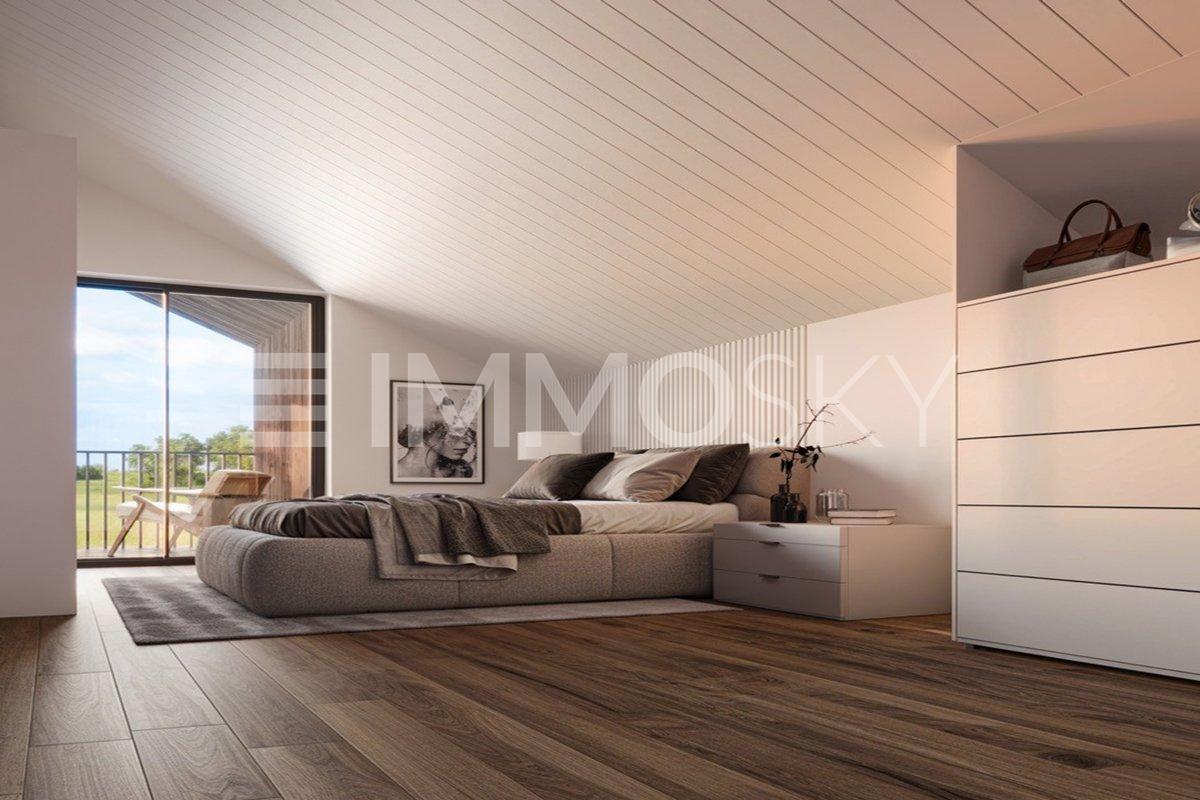 Spacieux 4.5 en duplex neuf avec grande terrasse ! - Grande chambre