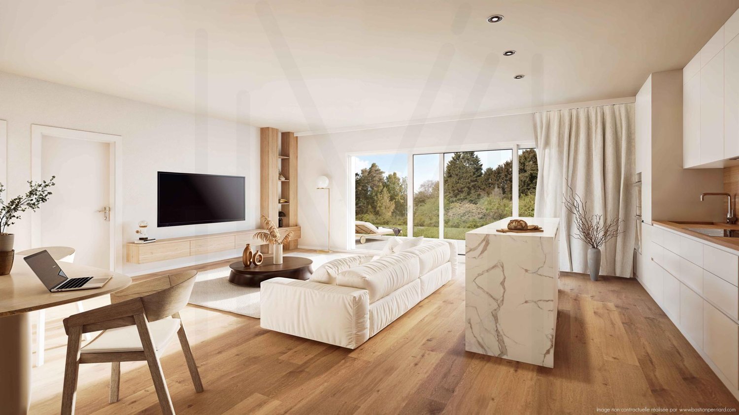 Dernier appartement 3,5 pièces au rez-de-jardin - Bild 1