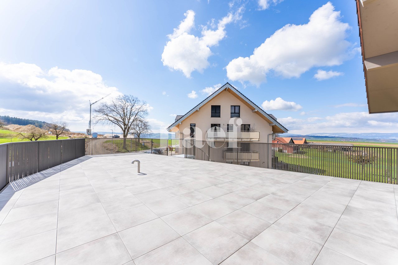 Appartement neuf de 5.5 pièces duplex avec grande terrasse et balcon à vendre à Prévonloup -  Bild 9