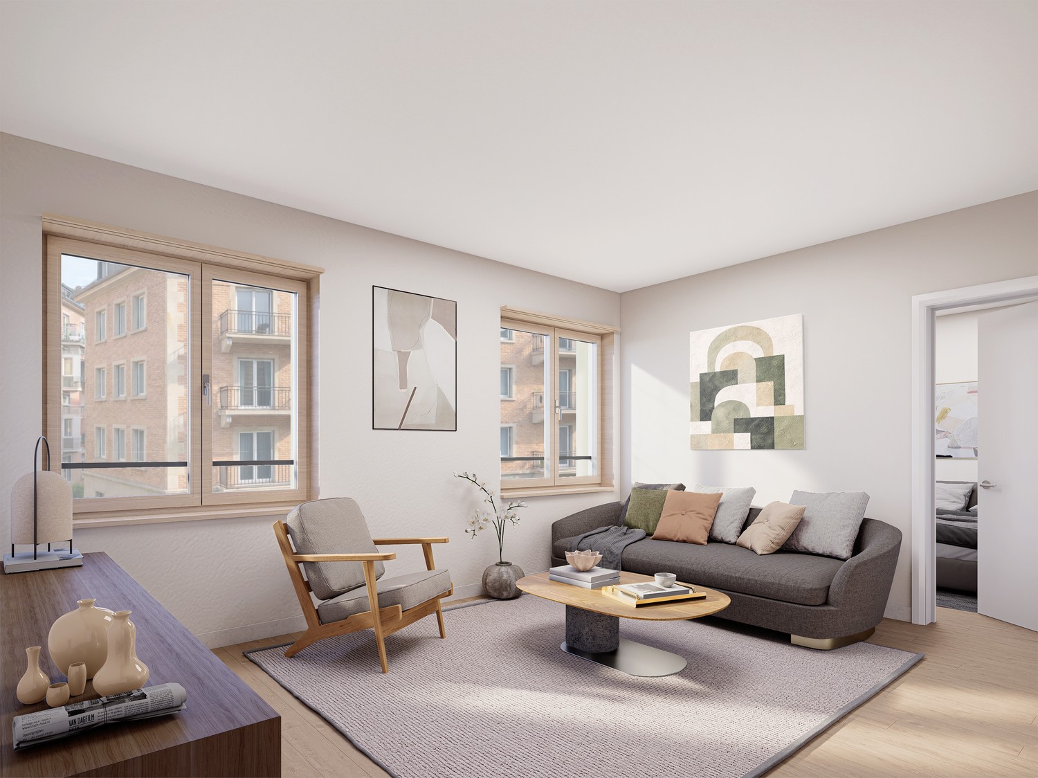 Willkommen zu Hause - Visualisierung Wohnzimmer