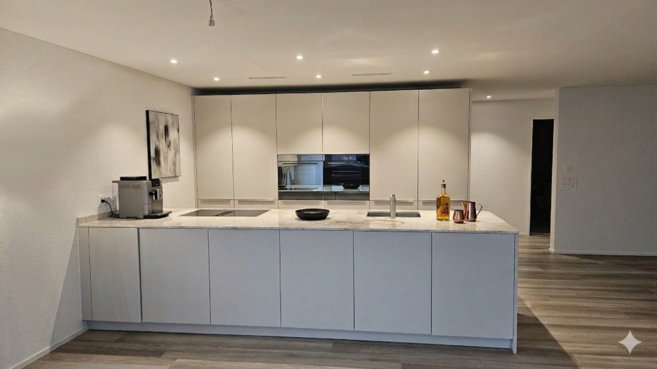 ERSTVERMIETUNG - Wohnen am ehemaligen Weinrebenhang in Stäfa - Küche (visualisiert)