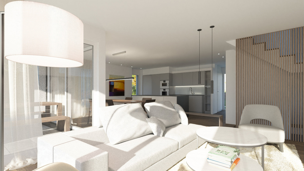 Projekt Hanfgartenweg mit 6 freistehenden Einfamilienhäusern (Haus 2) - Visualisierung