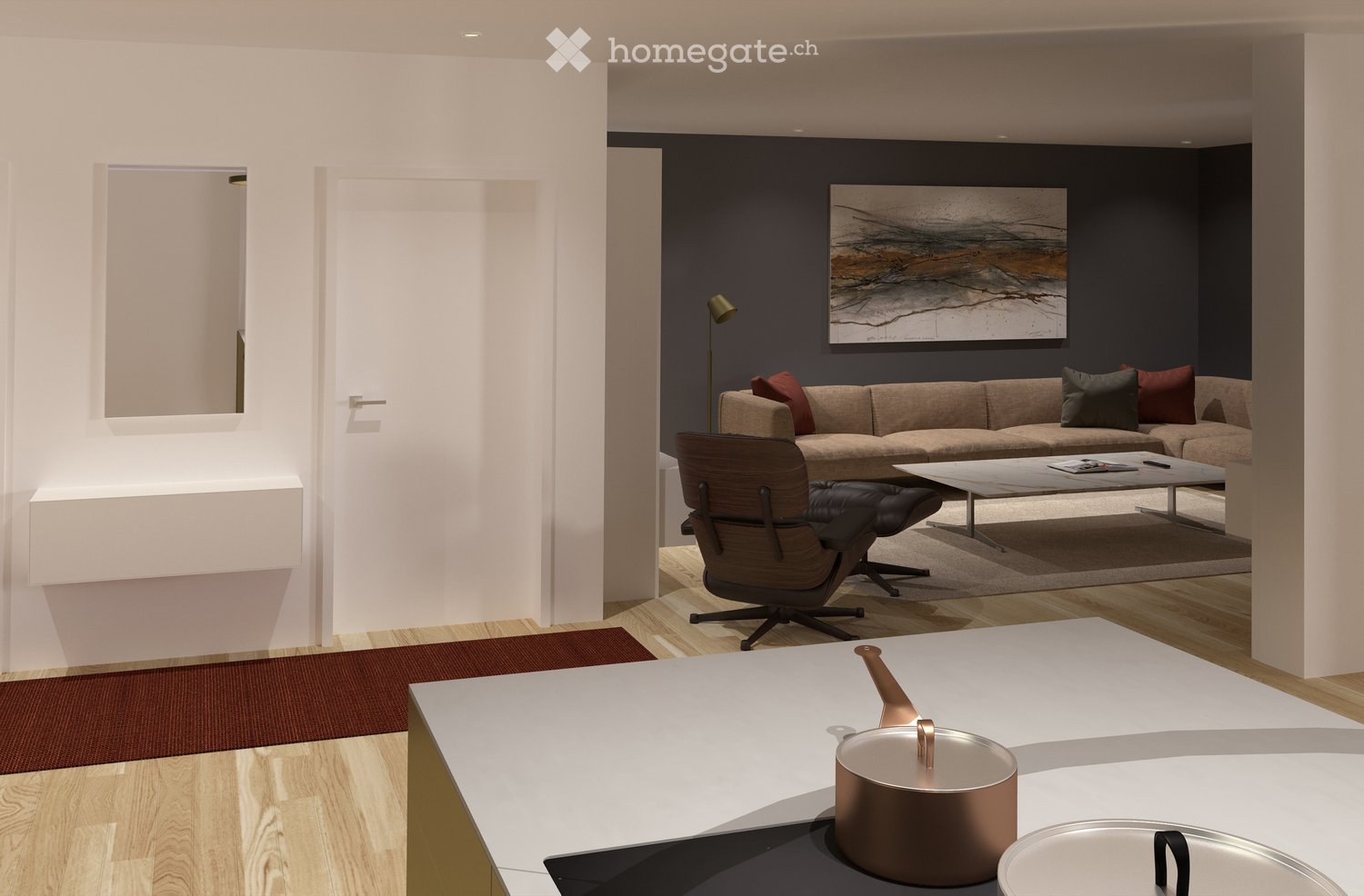 3.5 Zimmer Wohnung an sonnenverwöhnter Lage in Seon -  Bild 3