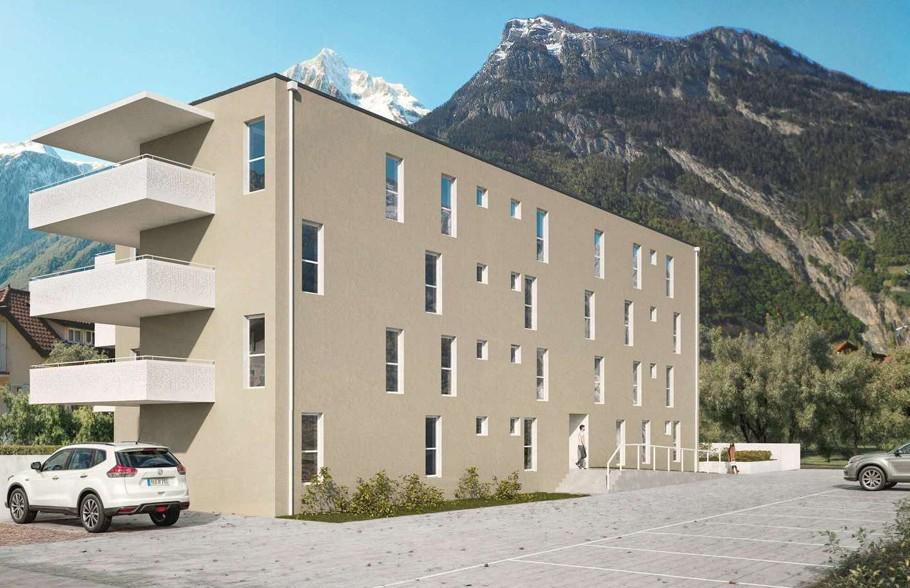 1er étage 3,5 pces avec grand balcon - Appartement terrasse, 3.5 pièces, 99.67 m2