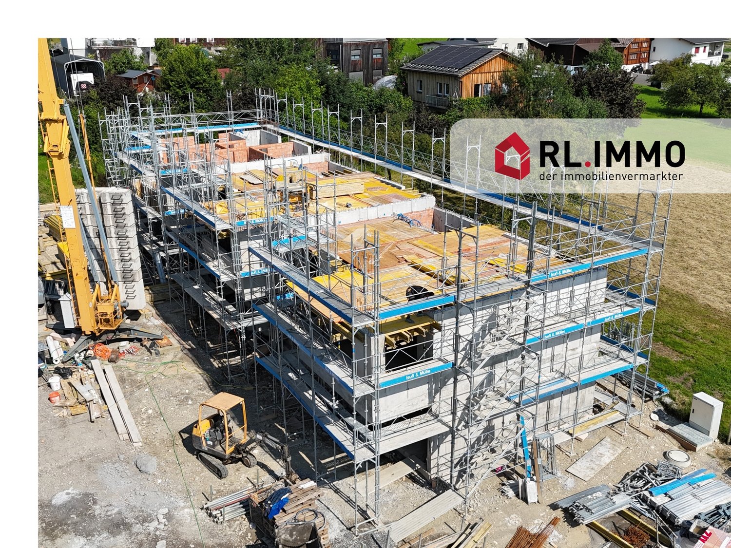 Neubau: Modernes Reiheneinfamilienhaus in Sax zu kaufen - Titelbild