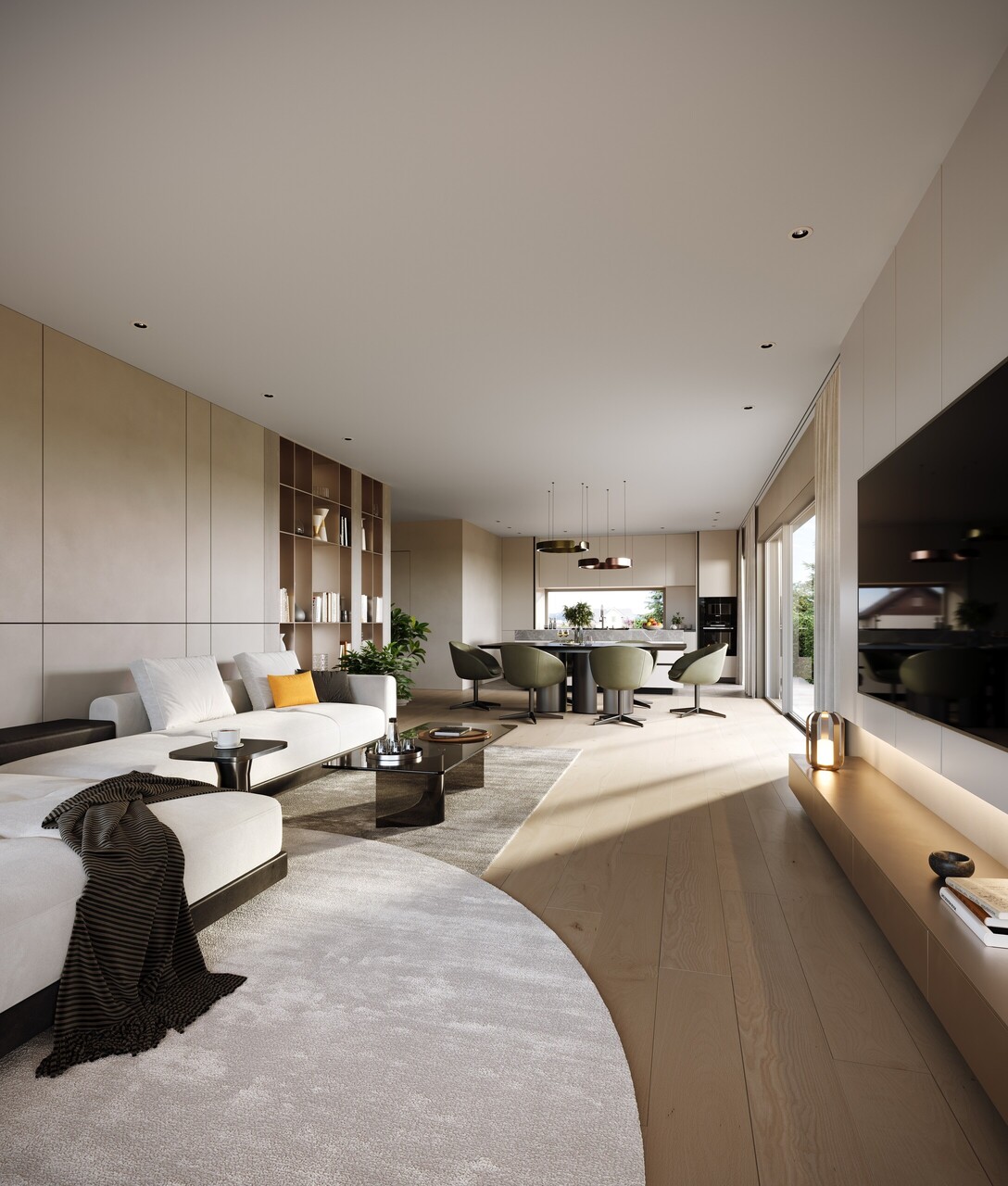 Neubauprojekt mit Weitblick in die Berge  5 ½ Zi-DEFHs (A) in Wohlen - Animation