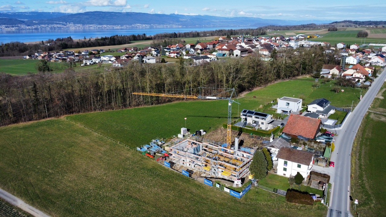 Gletterens Villa contigüe de 5.5 pièces Vue dégagée sur la campagne - Bild 4