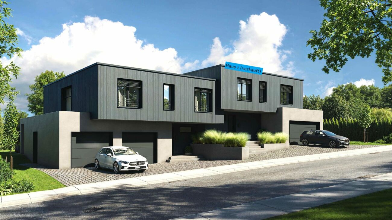 Wohnen mit Weitblick: Exklusives Neubau-Doppeleinfamilienhaus an unverbaubarer Lage in Mörschwil -  Bild 2