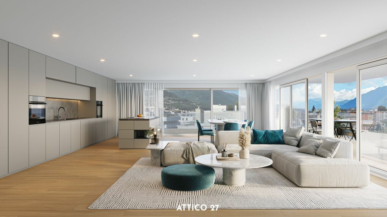 Vivi il lusso a Locarno - Prestigioso attico 4.5 locali in centro (auch Zweitwohnsitz) - Bild 2