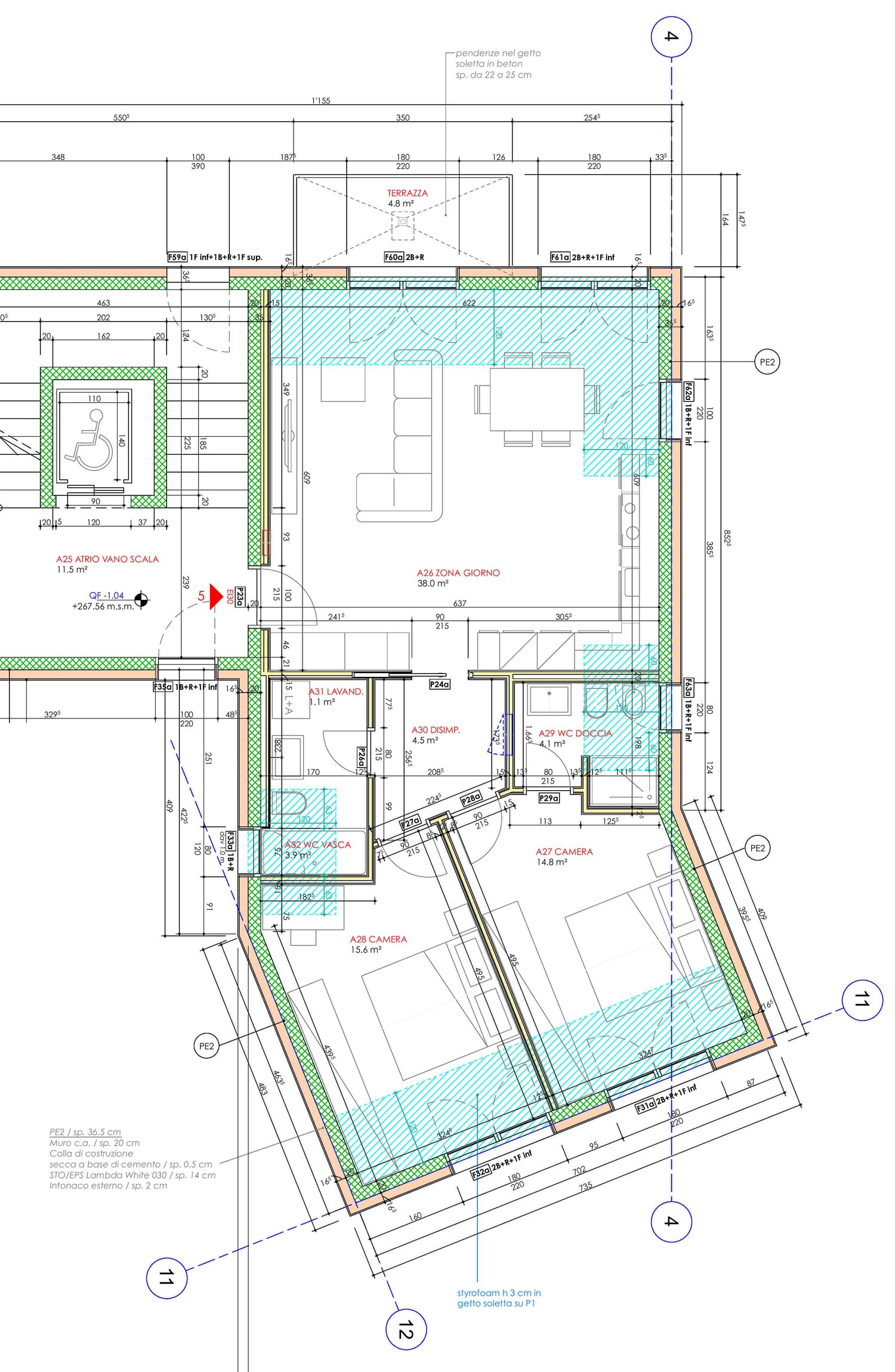 Nuovo appartamento in elegante residenza in zona comoda e tranquilla -  Bild 12