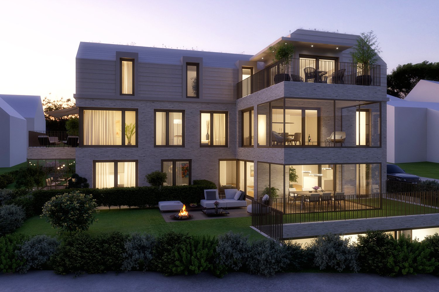 Luxuriöse 3.5-Zimmer Attikawohnung im Neubau mit architektonischer Eleganz + exklusiver Dachterrasse - Bild 7