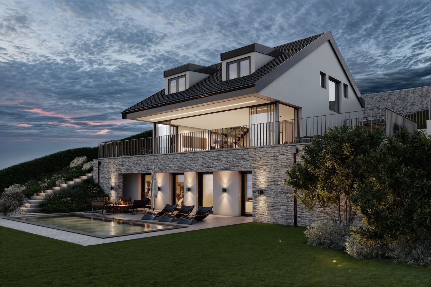 Une vue à couper le souffle, villa individuelle sur plans. - Bild 6